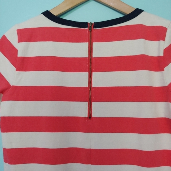 J. Crew Rugby Stripe Dress In Pink XS - Picture 6 of 9